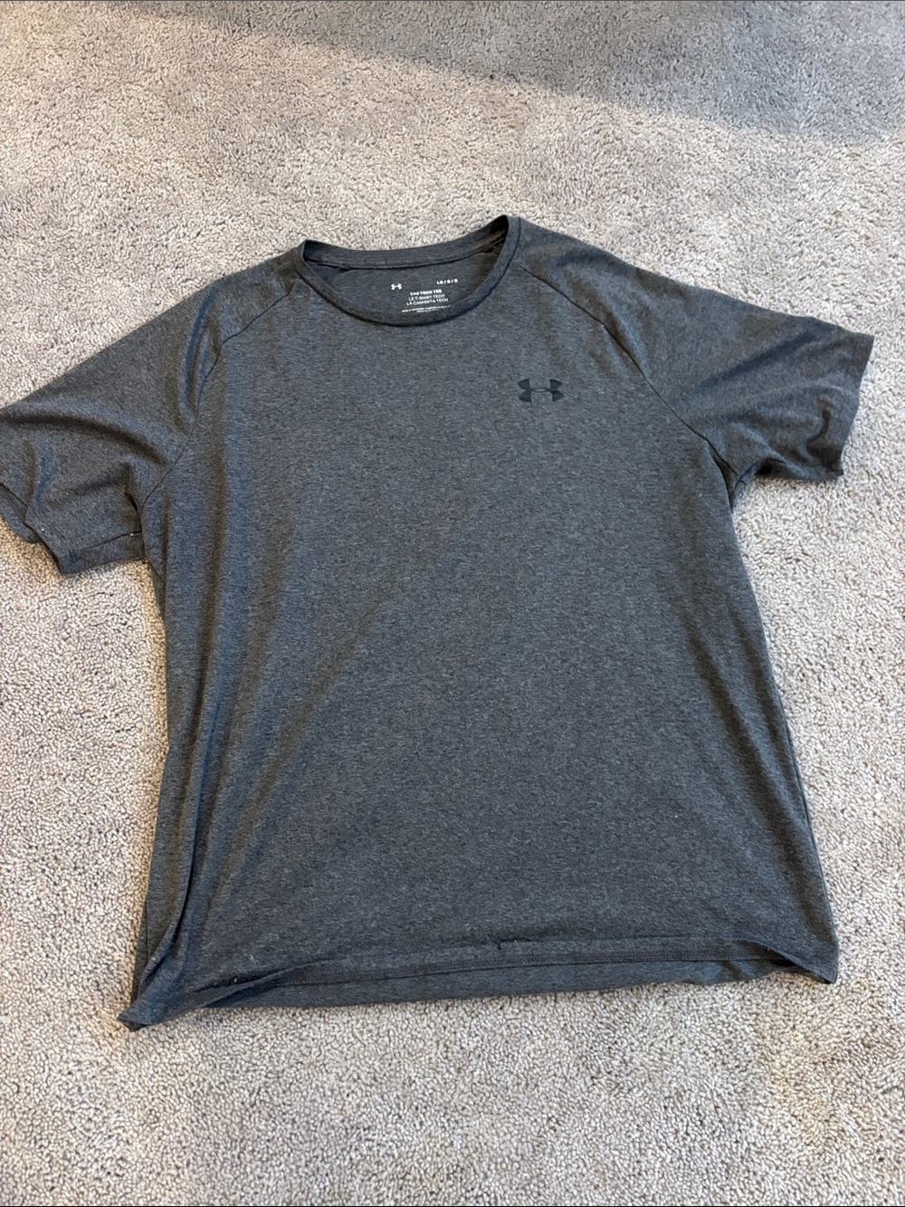 Under Armour Men's Short Sleeve Crew Tee - Charcoal Gray